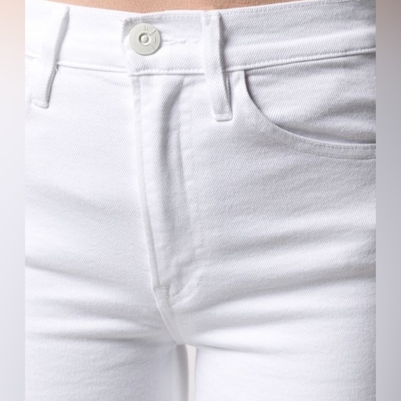 BUNDLE 3 for $75 
3x1 cropped frayed-hem jeans white Size 28 - Picture 2 of 5